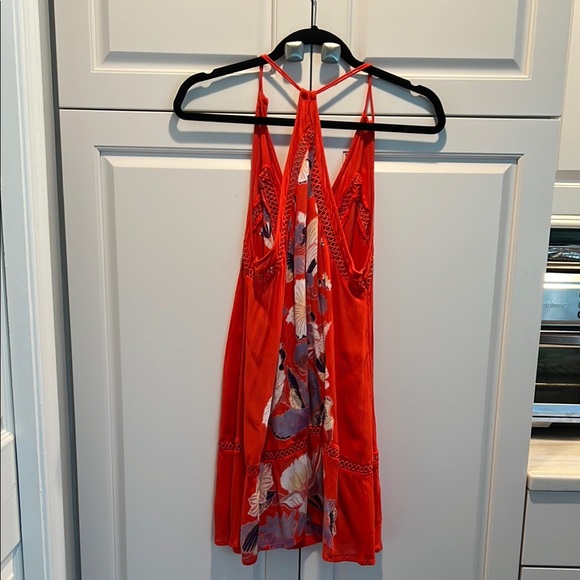 Free People Floral Red Sleeveless Top - Picture 7 of 13